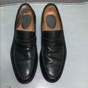 Black penny loafer